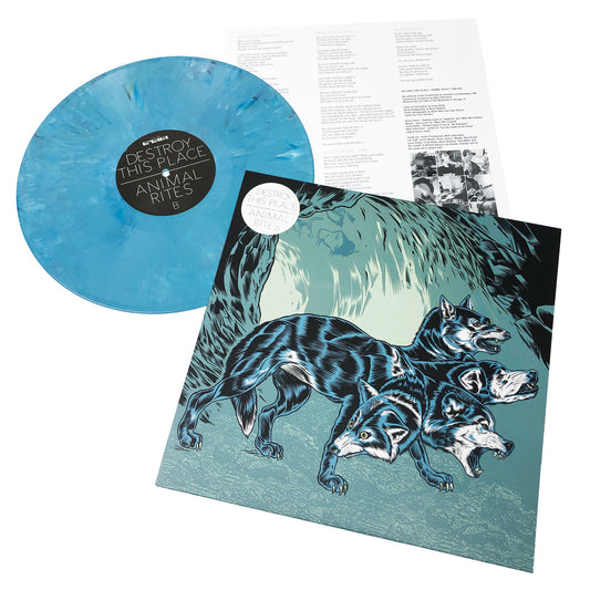 Destroy This Place - Animal Rites LP BLUE VINYL