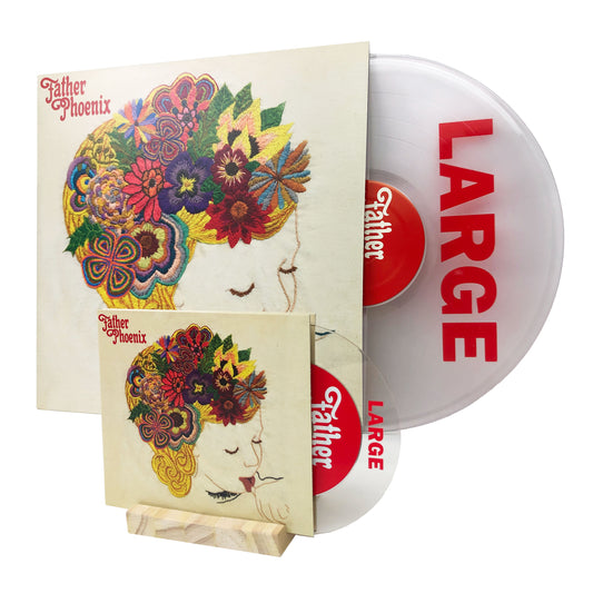 Father Phoenix - Large Bodies LP+CD CLEAR SILKSCREENED VINYL