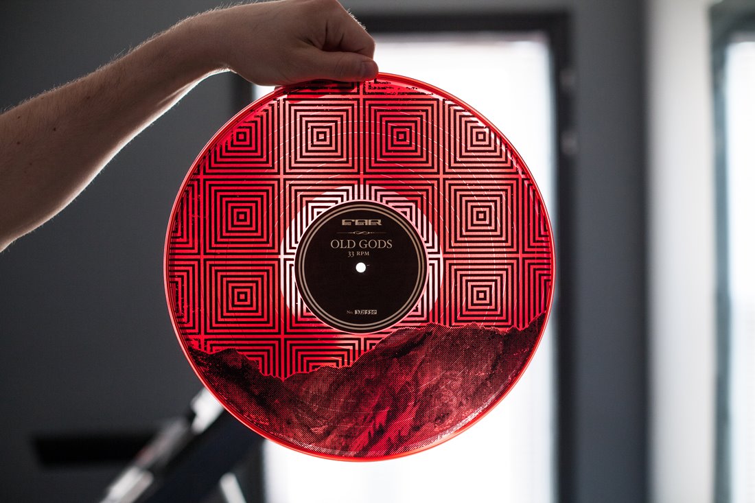 Old Gods - Old Gods SILKSCREENED LP RED VINYL