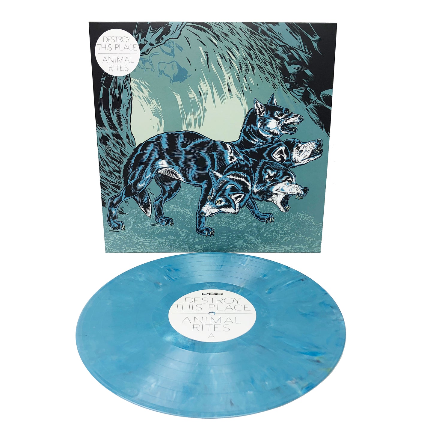 Destroy This Place - Animal Rites LP BLUE VINYL
