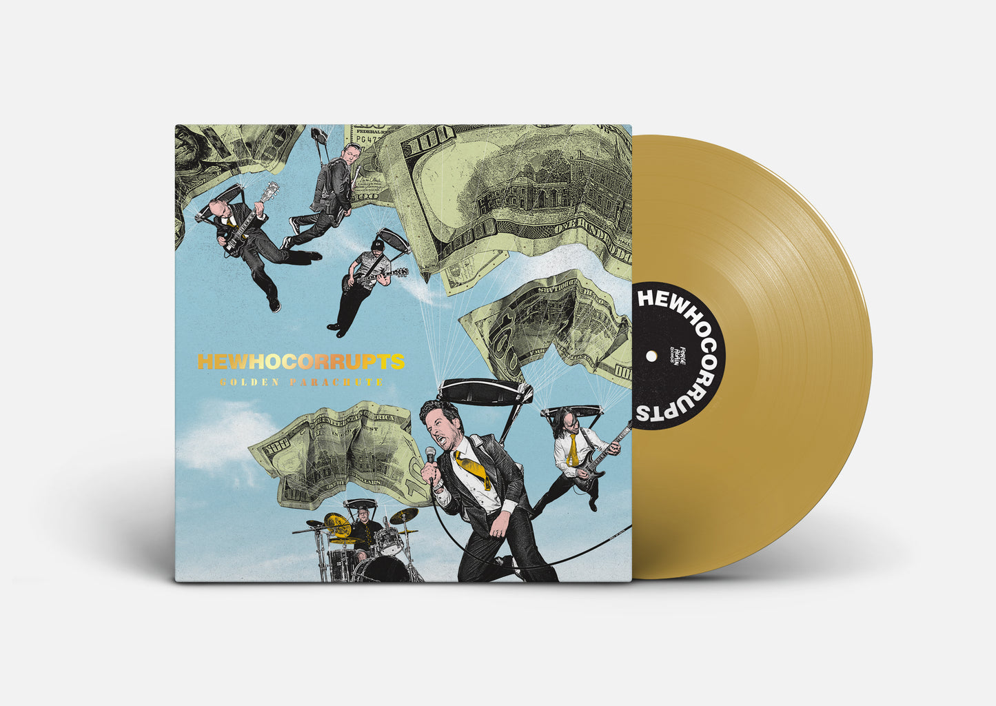 Hewhocorrupts - Golden Parachute LP METALLIC GOLD VINYL