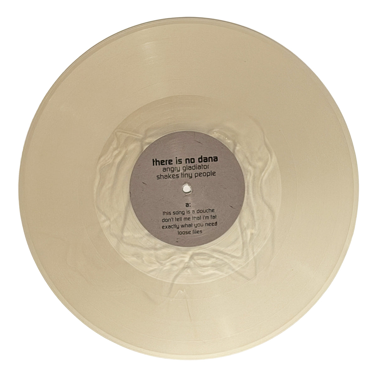 There Is No Dana - Angry Gladiator Shakes Tiny People LP COOL CONCRETE VINYL