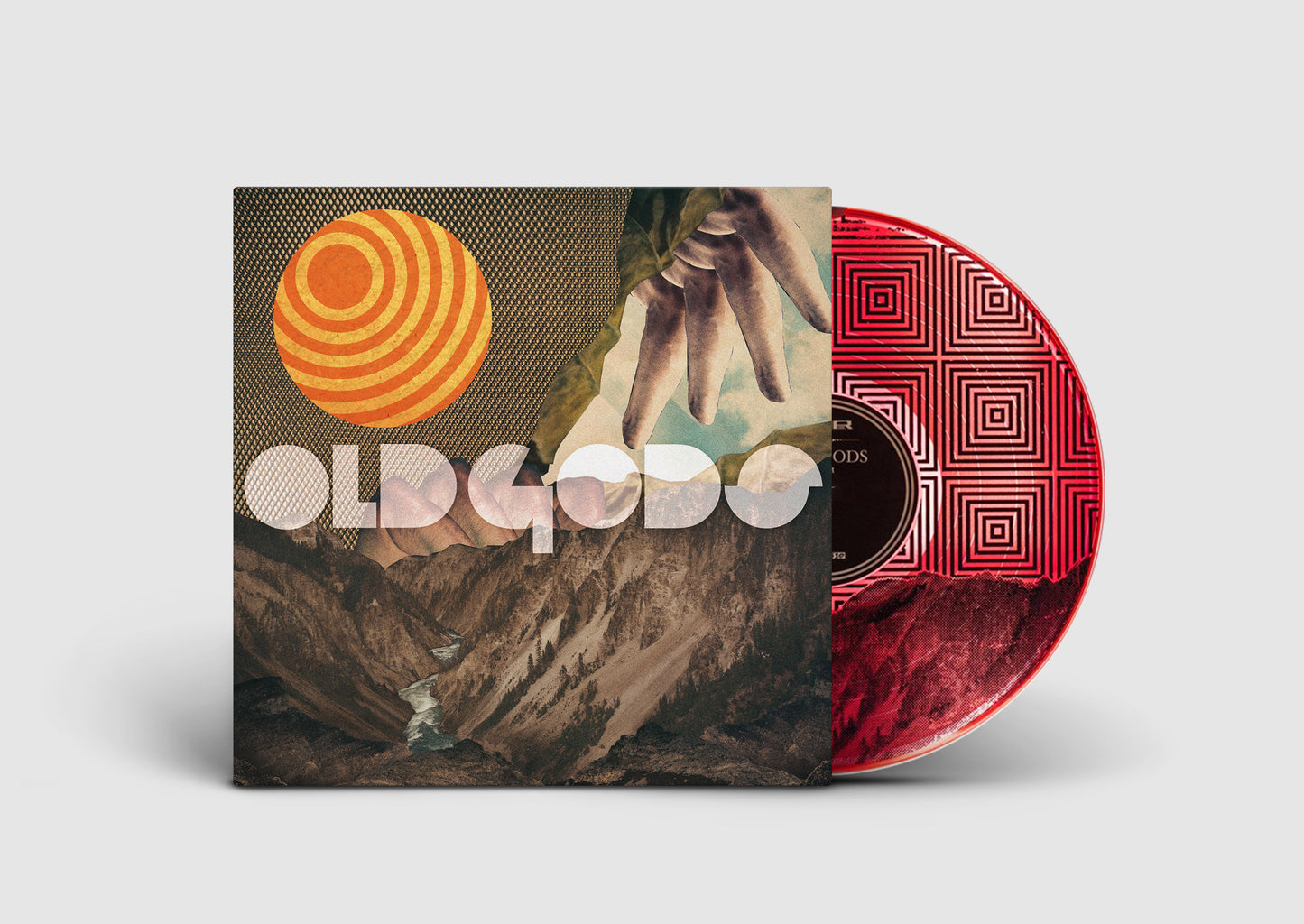 Old Gods - Old Gods SILKSCREENED LP RED VINYL