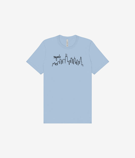 Nymb Skyline Shirt - Baby Blue